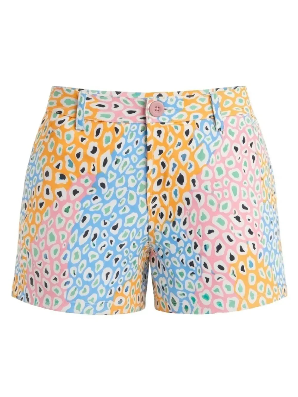 Jade Melody Tam Judy Shorts Sea Blue Motif Size 6 NWOT Bold Print Summer
